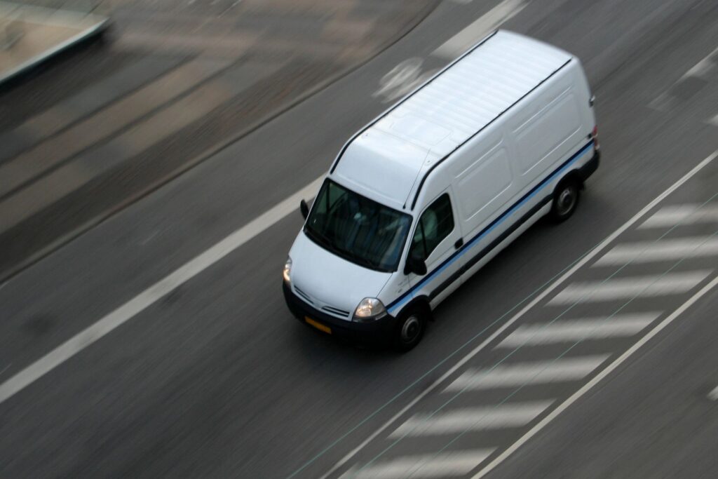 Paragon Glass mobile service van providing windshield repair in Abbotsford